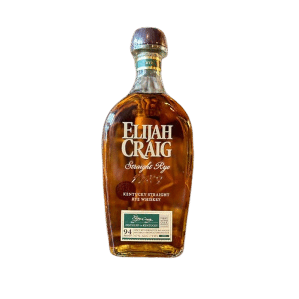 Elijah Craig Straight Rye Bourbon